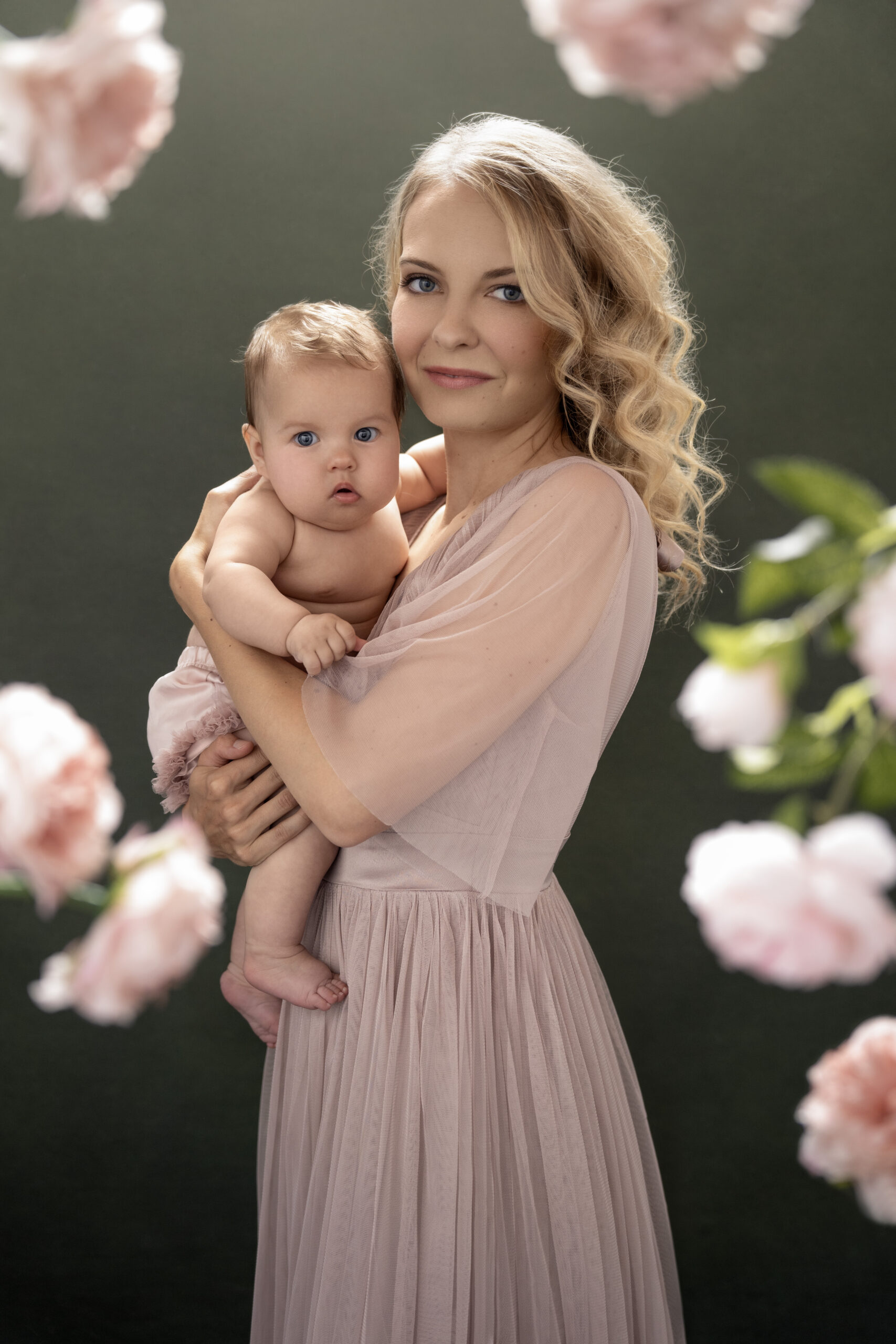 portrét maminka a miminko